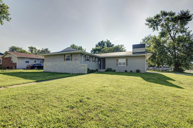 2525 New Hampshire Ave, Joplin, MO 64804 - single story home with stone siding and a chimney
