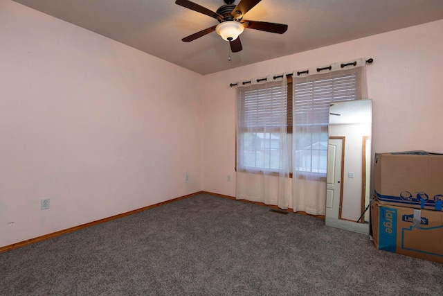 579 Lantern Hill Rd, Nixa, MO 65714 - empty room with carpet floors and ceiling fan