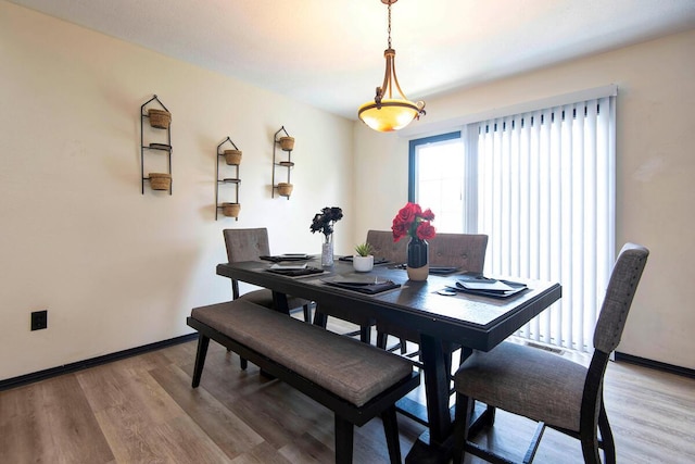579 Lantern Hill Rd, Nixa, MO 65714 - dining space featuring baseboards and light wood-style flooring