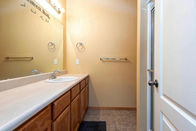 579 Lantern Hill Rd, Nixa, MO 65714 - bathroom with vanity and tile patterned flooring