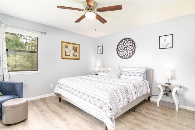320 Turnberry Rd # 2, Branson, MO 65616 - bedroom with light wood finished floors and ceiling fan