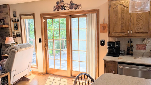 2930 S 175th Rd, El Dorado Springs, MO 64744 - doorway featuring wood finished floors