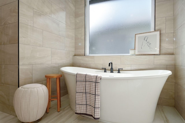 3945 E Woodhue St, Springfield, MO 65802 - full bath featuring tile walls and a soaking tub