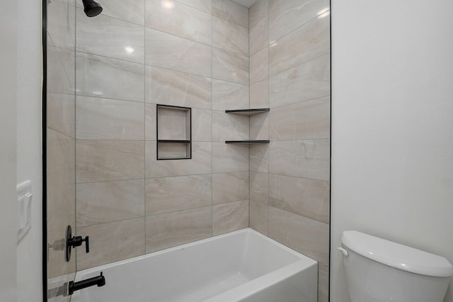 3945 E Woodhue St, Springfield, MO 65802 - bathroom with toilet and washtub / shower combination