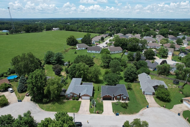 805 S Benson Pl, Nixa, MO 65714 - aerial overview of property's location with nearby suburban area
