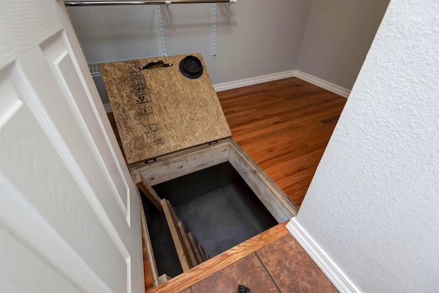 805 S Benson Pl, Nixa, MO 65714 - entry to storm shelter
