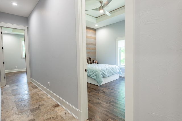 6323 Creeksedge Ct, Ozark, MO 65721 - corridor featuring healthy amount of natural light and stone finish floors