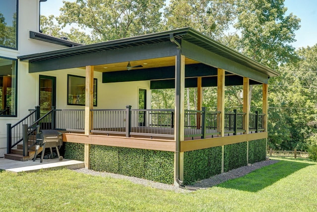 104 Walnut Hill Ln, Ozark, MO 65721 - exterior space with a lawn and stucco siding