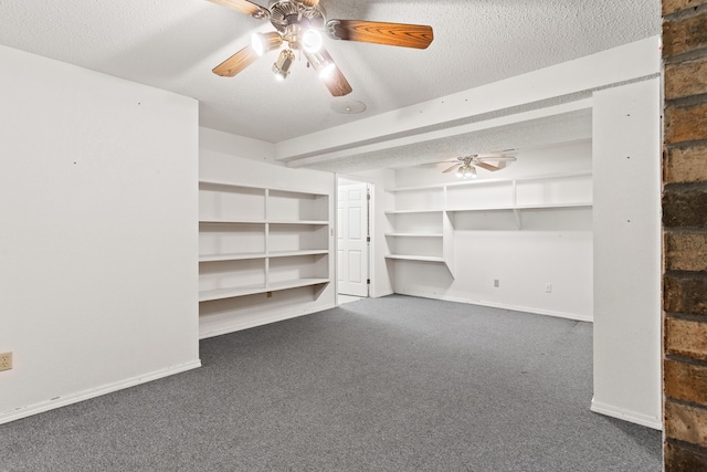 8756 W Farm Rd Unit 124, Springfield, MO 65802 - carpeted spare room with a ceiling fan and a textured ceiling