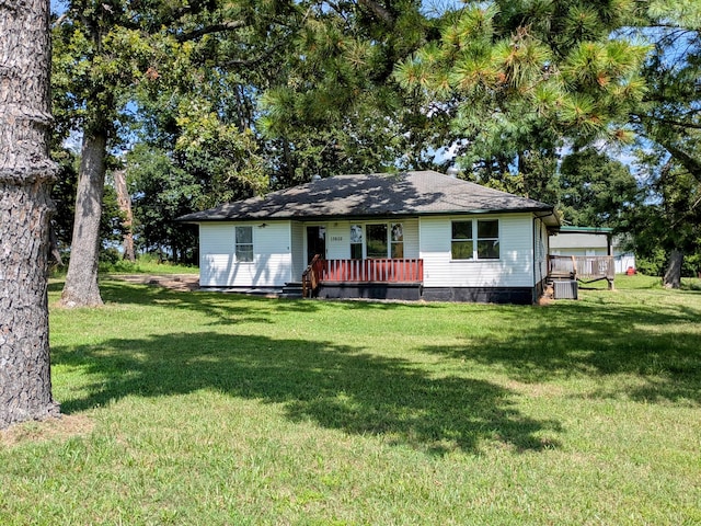13802 E State Highway 76, Taneyville, MO 65759 - view of front of property with a front lawn and covered porch