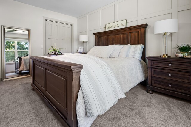 620 E Summit St, Bolivar, MO 65613 - carpeted bedroom featuring a closet