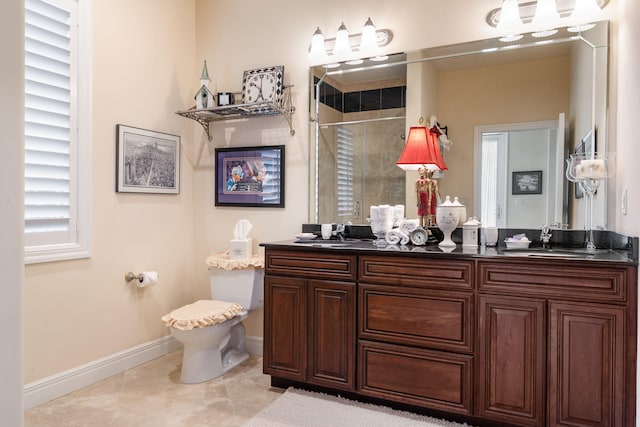 10 Patterson Ave, Branson, MO 65616 - bathroom featuring double vanity and a shower stall