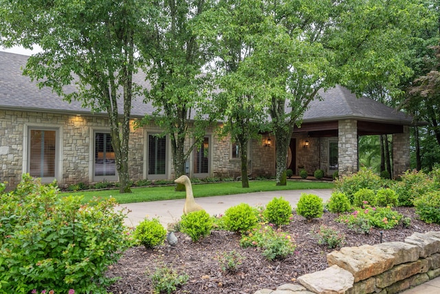 10 Patterson Ave, Branson, MO 65616 - view of front of property featuring stone siding and a shingled roof