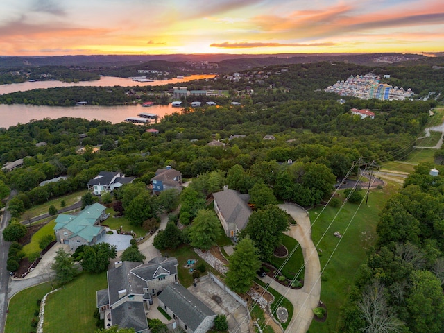 10 Patterson Ave, Branson, MO 65616 - aerial view at dusk of a water view