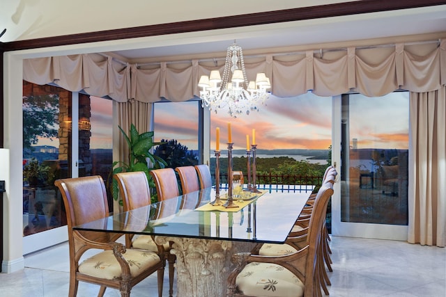 10 Patterson Ave, Branson, MO 65616 - dining area with a chandelier