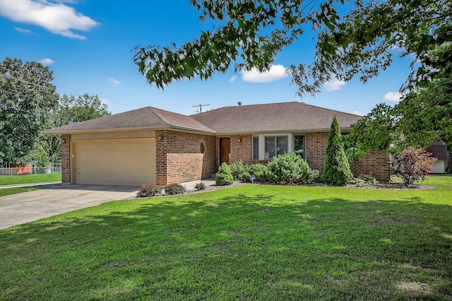 2812 E Linwood St, Springfield, MO 65804 - ranch-style home featuring an attached garage, driveway, and brick siding
