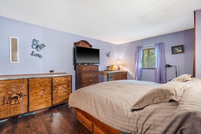 6665 State Highway 173, Cape Fair, MO 65624 - bedroom featuring dark wood-style floors
