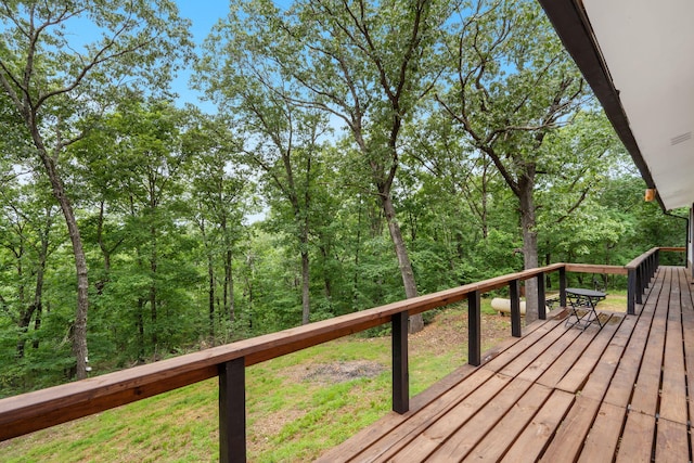 6665 State Highway 173, Cape Fair, MO 65624 - view of wooden terrace