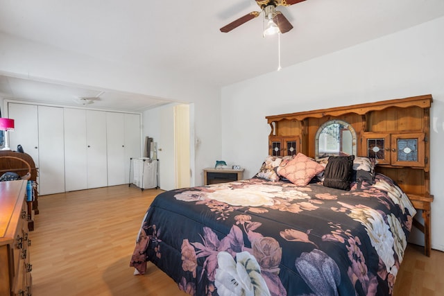 6665 State Highway 173, Cape Fair, MO 65624 - bedroom with wood finished floors and ceiling fan