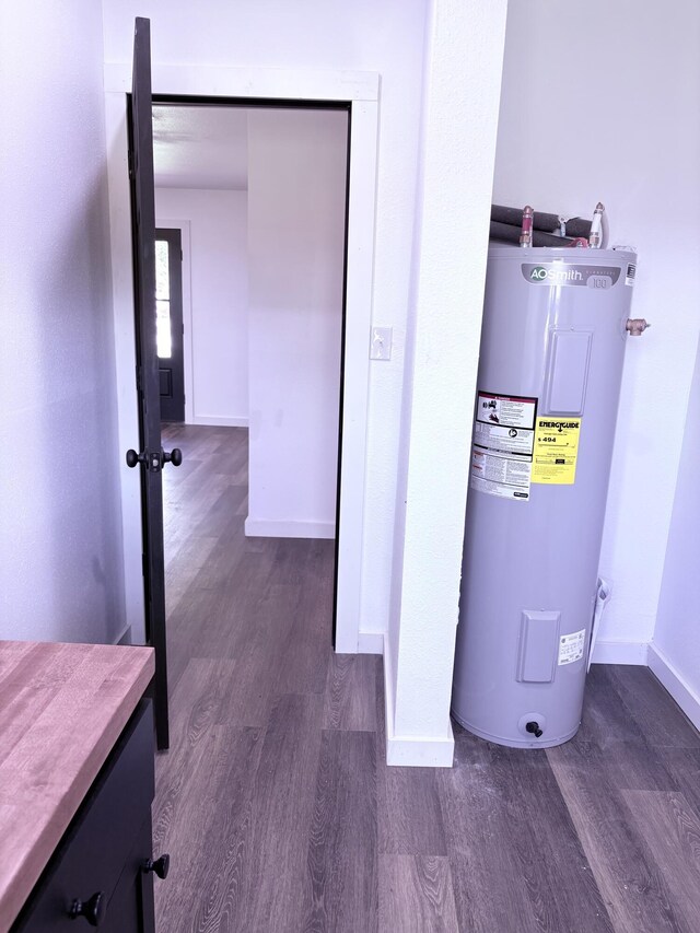 401 E 17th St, Lockwood, MO 65682 - utility room featuring electric water heater