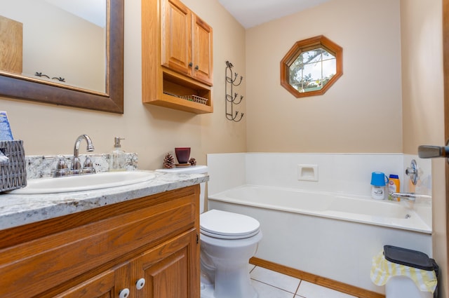 6337 S Farm Road 31, Billings, MO 65610 - full bath featuring tile patterned floors, a bath, and vanity