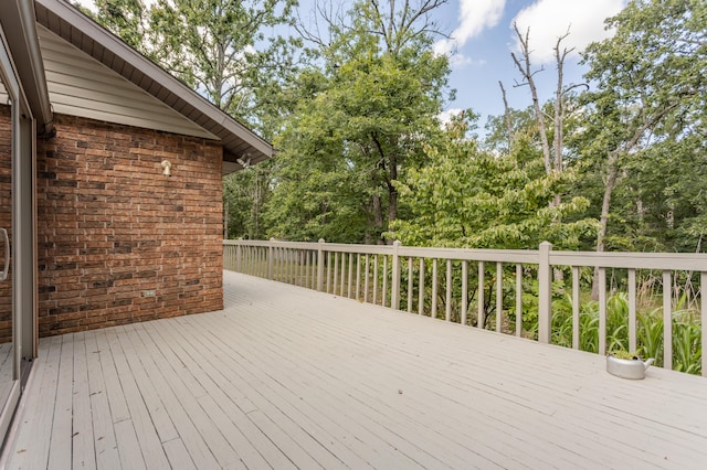 6337 S Farm Road 31, Billings, MO 65610 - wooden deck featuring view of scattered trees