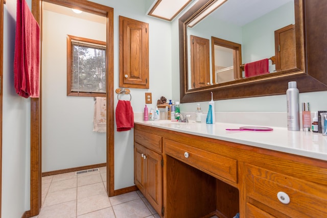 6337 S Farm Road 31, Billings, MO 65610 - bathroom with vanity and tile patterned flooring