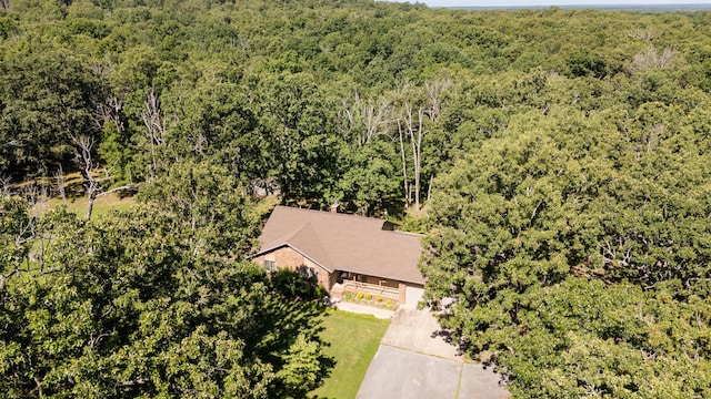 6337 S Farm Road 31, Billings, MO 65610 - aerial view of property and surrounding area featuring a forest