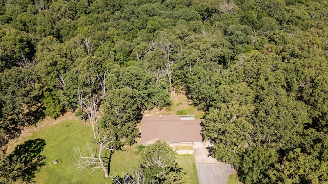 6337 S Farm Road 31, Billings, MO 65610 - aerial view of property and surrounding area featuring a heavily wooded area