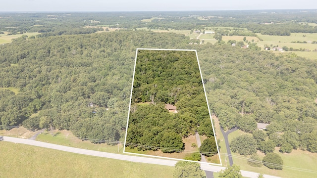 6337 S Farm Road 31, Billings, MO 65610 - view of property location with a heavily wooded area and property parcel outlined