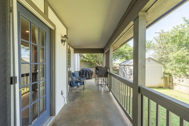 3477 W Broadmoor Ct, Springfield, MO 65807 - porch featuring grilling area