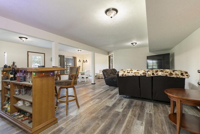 360 Durango Ln, Billings, MO 65610 - indoor dry bar with wood finished floors
