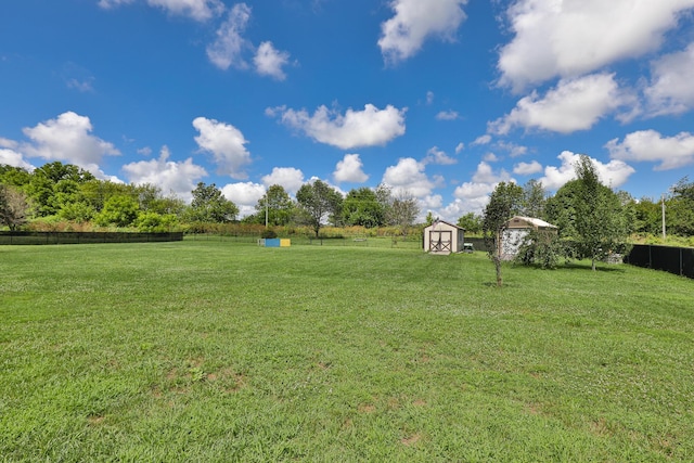 360 Durango Ln, Billings, MO 65610 - view of yard featuring a storage shed