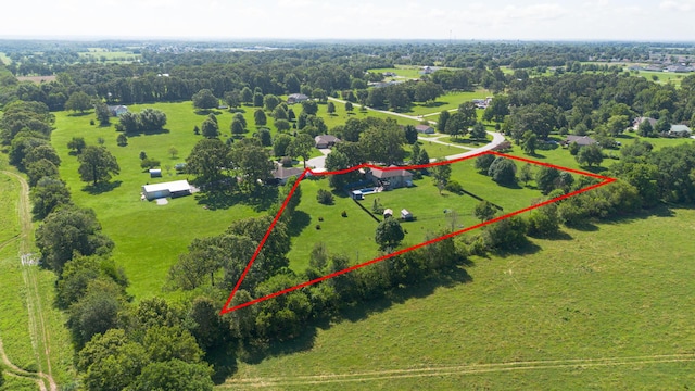 360 Durango Ln, Billings, MO 65610 - view of rural area featuring property boundaries highlighted