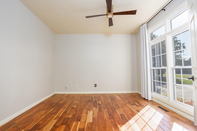 4225 E Crosswinds Pl, Springfield, MO 65809 - empty room with wood-type flooring and ceiling fan