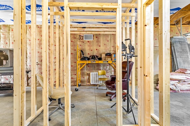 208 E Washington St, Pierce City, MO 65723 - misc room with unfinished concrete flooring