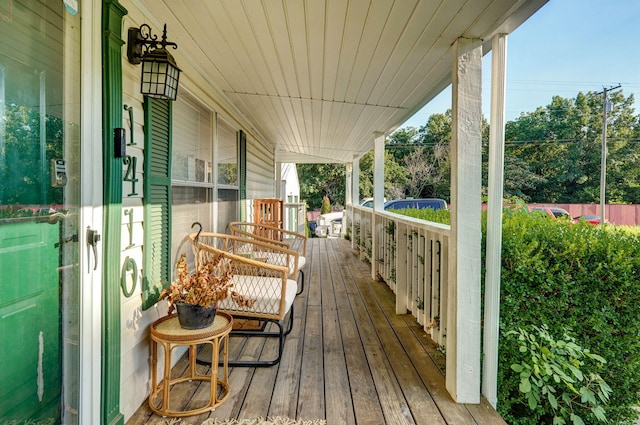 1410 S Elizabeth Rd, Stockton, MO 65785 - view of wooden porch