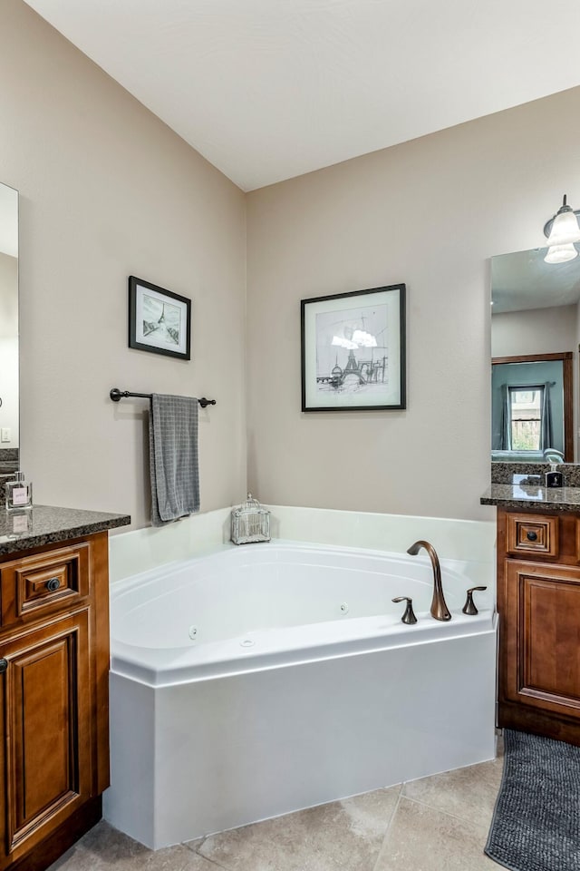2419 W Deerbrooke Trl, Ozark, MO 65721 - bathroom with vanity and a whirlpool tub