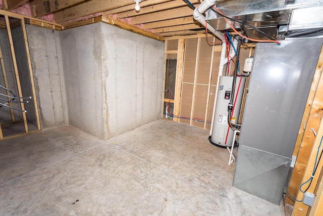 297 Kelsi Ln, Branson, MO 65616 - unfinished below grade area featuring electric water heater