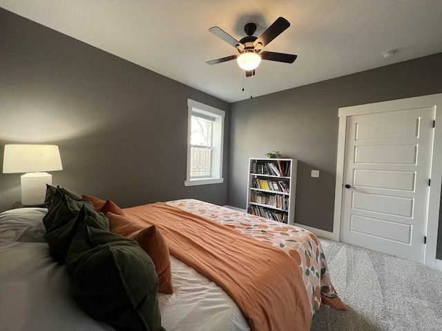 4212 Tuscany Cir, Ozark, MO 65721 - carpeted bedroom with baseboards and a ceiling fan