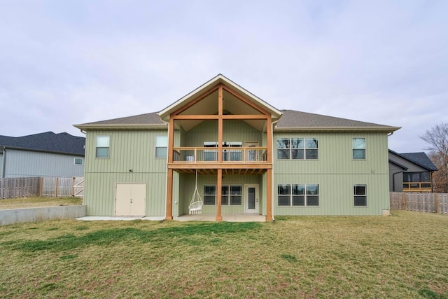 4212 Tuscany Cir, Ozark, MO 65721 - back of house with a fenced backyard and a patio
