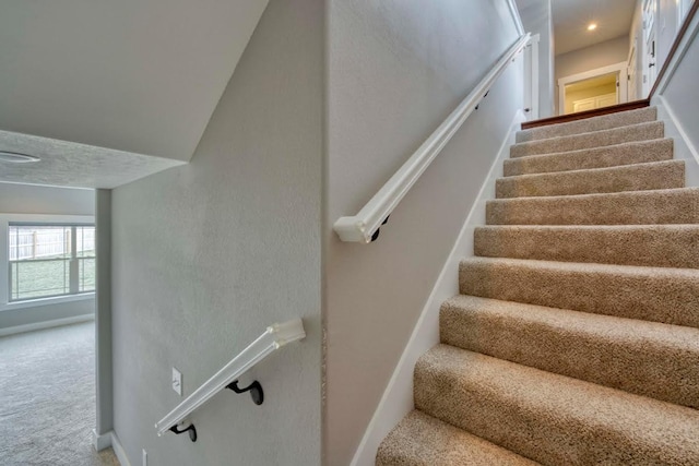 4212 Tuscany Cir, Ozark, MO 65721 - stairs with carpet floors and baseboards