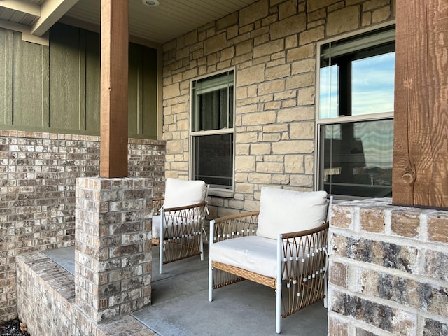 4212 Tuscany Cir, Ozark, MO 65721 - view of covered porch