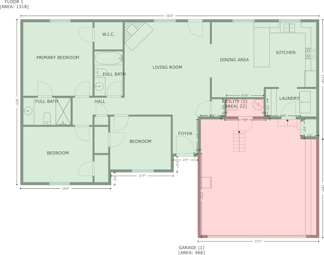 508 N Cherry Cir, Nixa, MO 65714 - view of floor plan / room layout