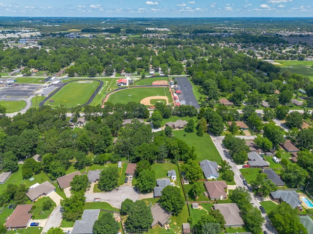 508 N Cherry Cir, Nixa, MO 65714 - aerial view of property's location with nearby suburban area