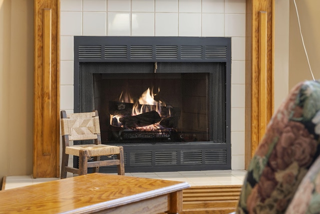 508 N Cherry Cir, Nixa, MO 65714 - detailed view of a tile fireplace