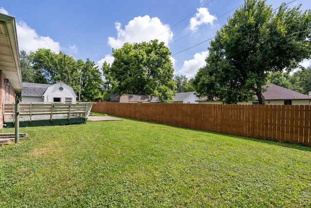 508 N Cherry Cir, Nixa, MO 65714 - fenced backyard with an outbuilding