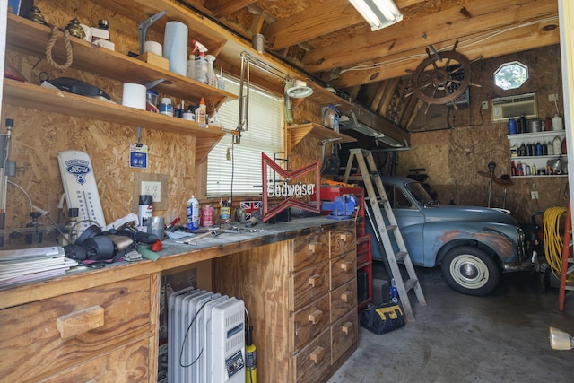 508 N Cherry Cir, Nixa, MO 65714 - garage featuring a workshop area