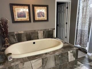 134 Meadowbrook Ln, Walnut Shade, MO 65771 - bathroom featuring tiled tub