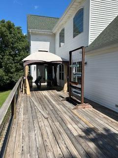 134 Meadowbrook Ln, Walnut Shade, MO 65771 - wooden deck with a gazebo
